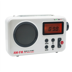 Radios Jojomino Portable AM/FM Digital Shower Mini Stereo Radio