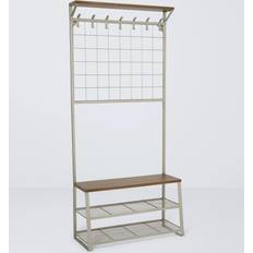 John Lewis Industrial Unit Grey Smoke Hallway Furniture & Accessory
