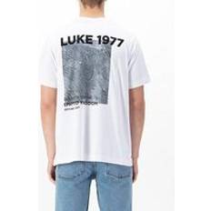 Luke 1977 Kalhi Graphic Backprint Short Sleeve T-shirt - White/Black