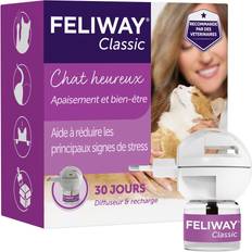 Feliway Animaux de compagnie Feliway Classic Diffuseur Recharge 48ml Blanc