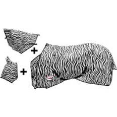 White Horse Rugs Outdoor Blanket Umbria Equitazione Zebra - Blanc