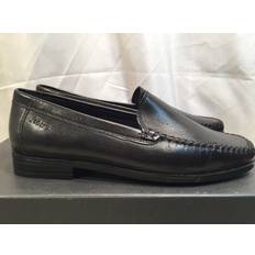 Sioux Mens Campina Leather Mocassins - Black