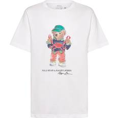 Ralph Lauren Pojkar T-shirts Ralph Lauren Kortärmade T-shirts Från Magasin - White Bear