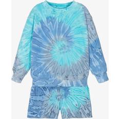 Molo Other Sets Molo Blue Organic Cotton Tie-Dye Shorts Set - Blue