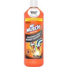 Drain Cleaners Mr Muscle Drain Unblocker 3x Better Than Bleach 1L