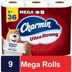 Charmin Ultra Strong Toilet Paper 9 Mega Rolls 242 Sheets