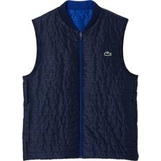 Lacoste Men Vests Lacoste Mens Reversible Sport Gilet - Navy