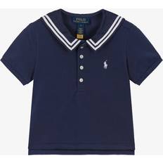 Ralph Lauren Pikétröjor Barnkläder Ralph Lauren Polo - Marinblå/Vit