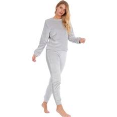 Metzuyan Ladies Womens Pyjamas Pajama Pj Set - Grey