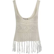 Amara Reya Sienna Knitted Vest - White
