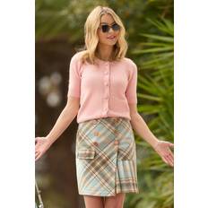 Joe Browns Women's Lottie Check Mini Skirt - Blue