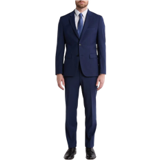 HUGO BOSS Men Modern Fit Wool Blend Suit - Medium Blue