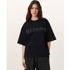 AllSaints Amelie T-shirt Med Utsmyckat Tryck - Black
