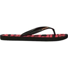 Core Logo Flip Flops - Black