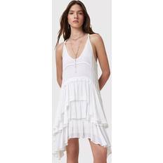 AllSaints Vita Klänningar AllSaints Cavarly Spaghetti Strap Klänning - White