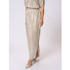 Gold Skirts Kaffe Galexi Maxi Skirt - Beige