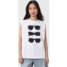 AllSaints Tank Tops AllSaints Brooke Sunnies Pure Organic Cotton Tank Top - Optic White