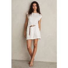 Reiss Shorts Reiss Ashby Pure Linen Shorts - White