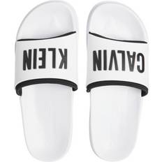 Calvin Klein Slides Calvin Klein Beach Pool Slipper Slides - White