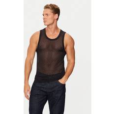 Emporio Armani Tank Tops Emporio Armani Men's Tank Top Wide Shoulder Transparent Stretch Logo