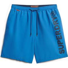 Superdry Herre Badetøj Superdry Badebukser Sport Graphic 17 Swim Short - Blue