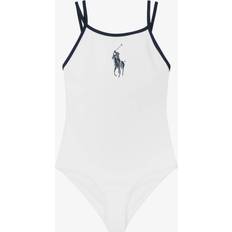 Ralph Lauren Badkläder Ralph Lauren Big Pony Swimsuit - White