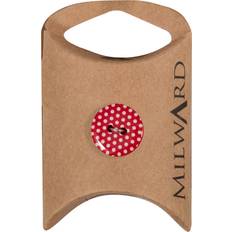 Knappar Milward 2 Hole Dot Buttons 15mm Pack of 6
