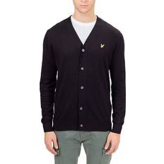 Lyle & Scott L Koftor Lyle & Scott Cotton Merino V-ringad Kofta Bomull