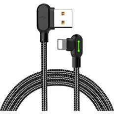 Night Elves 90-graders Lightning-kabel 1.8m