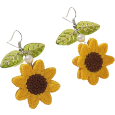 Shein Sunflower Drop Earrings