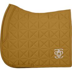 Diamond Quilt Dressage Saddle Pad - Golden Brown