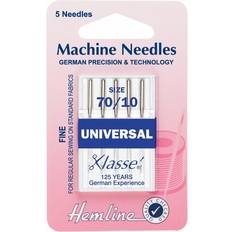 Sewing Supplies Hemline Sewing Machine Needles Pack of 5