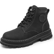 Yellow Boots PlayMc Couples Genuine Leather Yellow Boots - Black