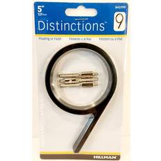 Garden & Outdoor Environment Hillman Black Floating Mount 5-Inch House Number 9