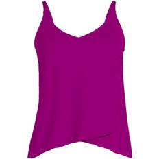 Purple - Women Tankinis Lands' End Plus Tulip Hem Tankini Top - Purple