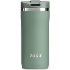 Zoku Stainless Steel Green Travel Mug