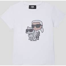 Karl Lagerfeld Unisex T-shirts Karl Lagerfeld til Kortærmet T-shirt - Hvid