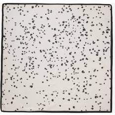 White Scarfs SISLEY Printed Scarf Woman - Creamy White