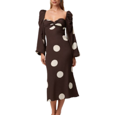 Adoore Pesaro Dress - Brown Dot