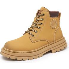 Yellow Boots PlayMc Couples Genuine Leather Boots - Yellow