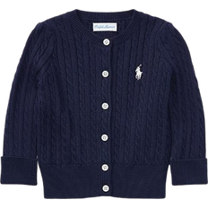 Polo Ralph Lauren Mini-Cable Cotton Cardigan Navy 18M