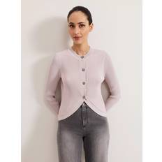 Phase Eight Cardigans Phase Eight Sharna Ribbed Shrug Cardigan - Stone