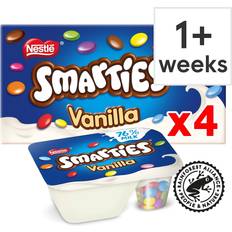 Smarties Vanilla Flavour Yogurt with Mini 107g 4pack