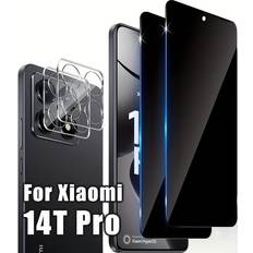 Temu Xiaomi 14T Pro 2pcs Privacy Tempered Glass Screen Protector