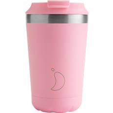 Chilly’s Original Double Wall Insulated 340ml Pastel Pink Travel Mug
