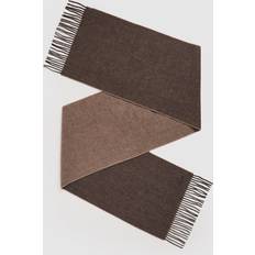 Reiss Scarfs Reiss Picton Frayed-Edge Scarf - Taupe