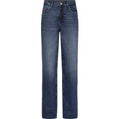 Relee Chrome Wide Leg Jeans - Mid Blue