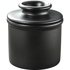 Svarta Smörfat Butter Bell Crock av L Tremain Svart Smörfat
