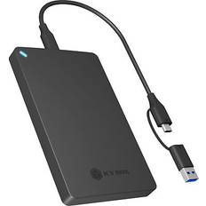 ICY BOX 2.5 SATA Enclosure USB 3.2 Gen 2 Toolless Black