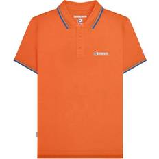 Men - Orange Polo Shirts Lambretta Mens SS25 Twin Tip Polo Shirt - Orange